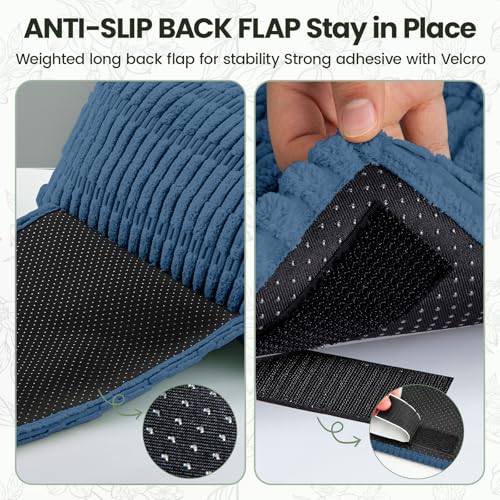 Neck Pillow for Recliner Chair, Adjustable Recliner Headrest Pillow - color: Dark Blue