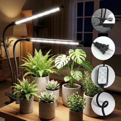 GooingTop Grow Light,6000K Full Spectrum Indoor Plant Growing Lamp - size: 49Watts