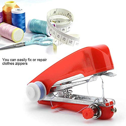 Mini Single Stitch Handheld Sewing Machine Portable Stitch Manual Portable Sewing Machine for Home Travel Use