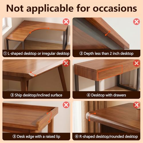 Ergonomic Wood Desk Extender Tray, Foldable Elbow Wrist Rest Shelf