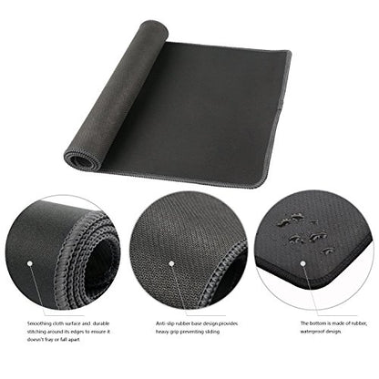 Large Mouse Pad Gaming & Professional Computer Extra Large Mouse Pad/Mat 27.5IN (70 * 30 chunse Black) - color: 70x30 Chunse Black