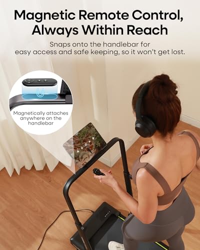 Walking Pad Treadmill with Incline and Height Adjustable Handle Bar | Small Foldable Treadmills for Home,3.0HP Under Desk Walking Pad,300lbs Capacity,Compact Quiet for Apartment Office