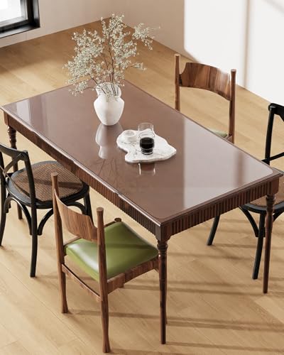 Clear Table Cover Protector 20 x 36 Inch, 2mm Thick - color: Clear, size: 36" x 20"