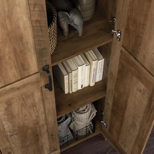 Sauder Miscellaneous Storage Cabinet, Rural Pine Finish - color: Rural Pine