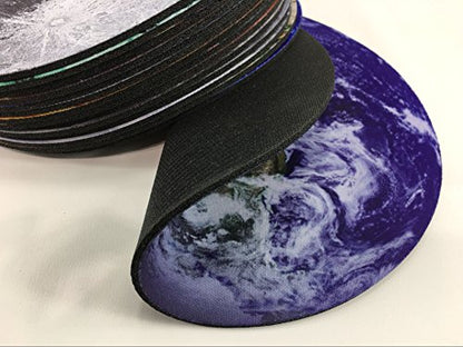 Smooffly Beautiful Design God Jesus Christ Christian Cross Round Mouse Pad - color: SM-28