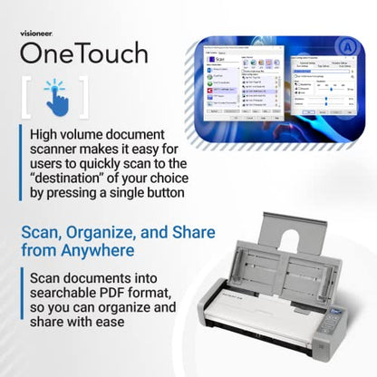 Visioneer Patriot P15 Portable Document Scanner