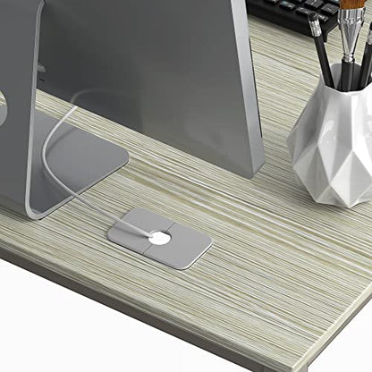 SHW Mission 55 x 60 L-Shape Home Office Computer Desk, Maple - color: Maple, size: 55-Inch L-Shaped