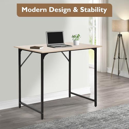BestOffice Computer Desk,Home Office Desk, Modern Simple Style for Home Office Study Writing (Nature, 32 Inch) - color: Nature, size: 32 Inch
