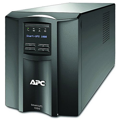 APC 1000VA Smart UPS with SmartConnect, SMT1000C Sinewave UPS Battery Backup, AVR, 120V, Line Interactive Uninterruptible Power Supply - size: 1000VA, style: Tower