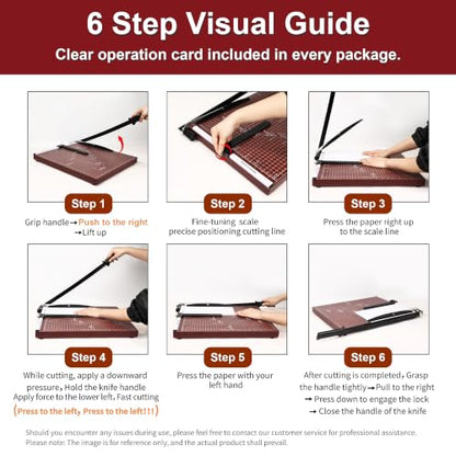 18-Inch Guillotine Paper Cutter with Safety Lock