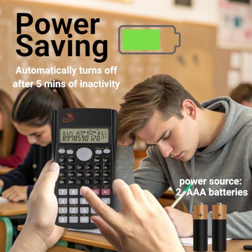 2-Pack SC-216 Non-Graphing Scientific Calculator, Middle/High School - style: 2 Pack Bundle