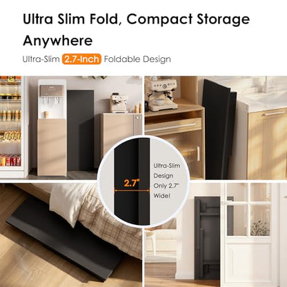 Need Small Folding Computer Desk, 35.8 Inch Writing Table, Black - color: Black, size: 35.8 inches