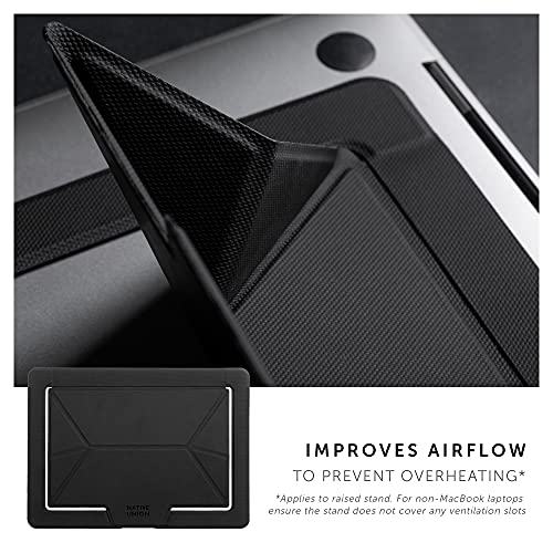 Native Union Rise Laptop Stand – Ultra-Slim Portable Folding Laptop Stand – Ergonomic & Optimized Viewing Angle – for All Laptops 13-16"