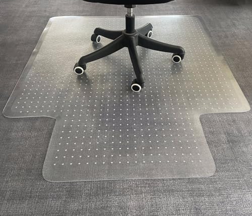 36"x 48"Office Chair Mat for Carpet, Heavy Duty Floor Protector - size: 36"x 48" Clear