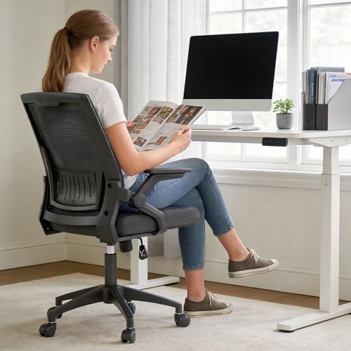 OS MOTOR Ergonomic High-Back Mesh Office Chair with Lumbar Support
