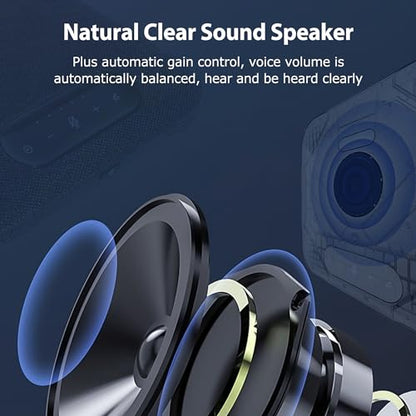 Conference Speaker and Microphone, Wireless Speakerphone w/2 Expansion Mics
