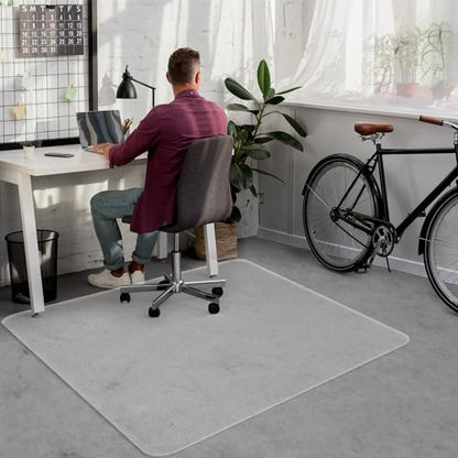 BesWin Office Chair Mat for Hardwood Floor, 36"x48" - size: 36" X 48" Rectangle with Lip (for Hard Floors)