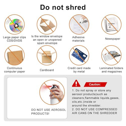 Suntiko 5-Sheet Small Cross Cut Paper Shredder Black | P-4 High Security, 4-Mode Anti-Jam, 2.38Gal Transparent Bin, Thermal Protection Compact Home Office Shredder - color: black