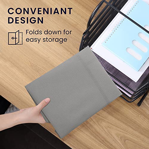 kwmobile Dust Cover Compatible with HP DeskJet 2755e / DeskJet 2720e / 2710e / 2820e / 2721e - Printer Case - Fabric Protector Cover - Light Grey - color: Light Grey
