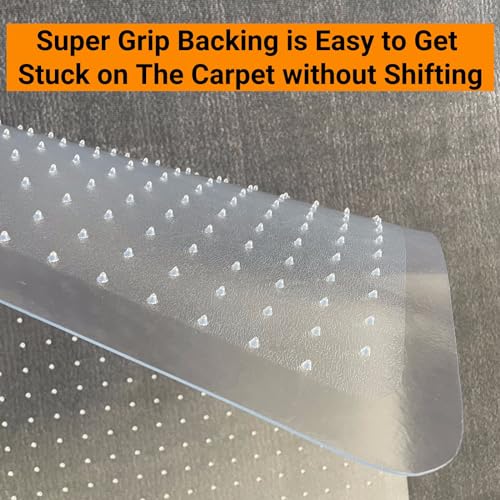 36"x 48"Office Chair Mat for Carpet, Heavy Duty Floor Protector - size: 36"x 48" Clear