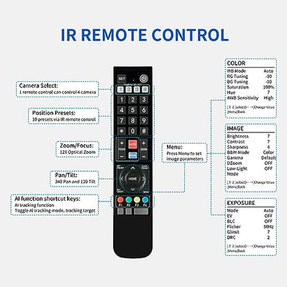 FEELWORLD NDI20X 1080p 20X Optical Zoom 3G SDI NDI HDMI IP PoE PTZ Camera | Low Light Correction, Auto Focus for Live Streaming Church Business Education Medical Conference Room Camera System - size: NDI20X