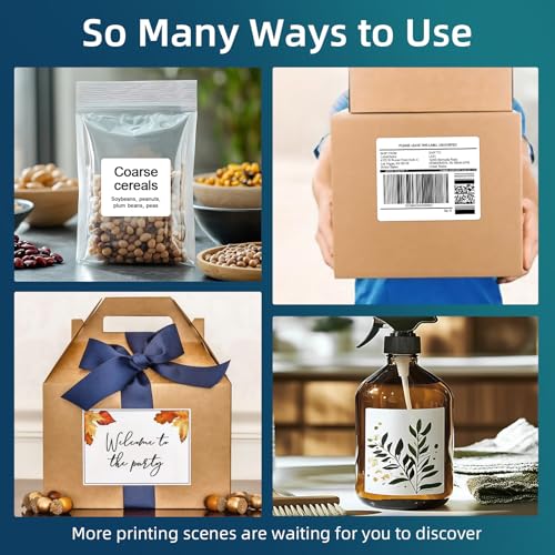 500 Sheets 3000 Pcs 3-1/3 x 4 6 Up Shipping Address Labels for Laser & Inkjet Printers, 3-1/3" x 4" 6 per Sheet Shipping Mailing Stickers, 6 Labels per Page - size: 4"x3-1/3"---500P