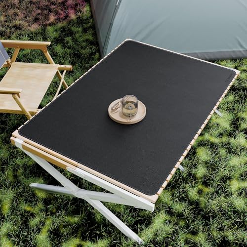 CENNBIE 39.4" x 27.5" Leather Desk Mat,Computer Mouse Pad XXL (Black) - color: Black, size: 39.4" x 27.5"