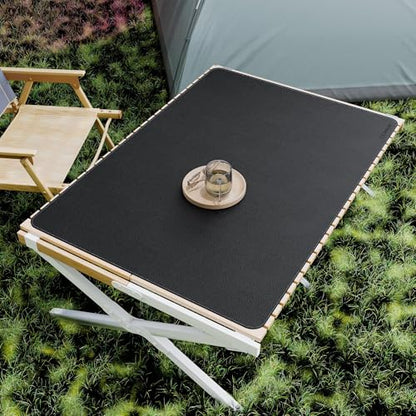 CENNBIE 39.4" x 27.5" Leather Desk Mat,Computer Mouse Pad XXL (Black) - color: Black, size: 39.4" x 27.5"