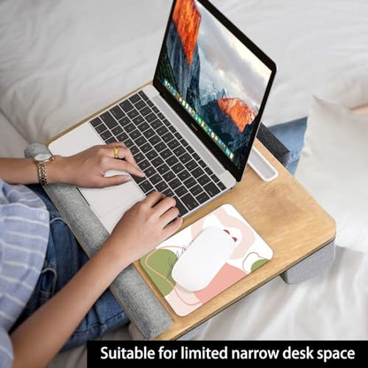 Audimi Small Mouse Pad 6 x 8 Inch, Mini Mouse Pad Thick for Laptop Wireless Mouse Home Office Travel, Portable & Washable (Cute Rose) - color: Rose