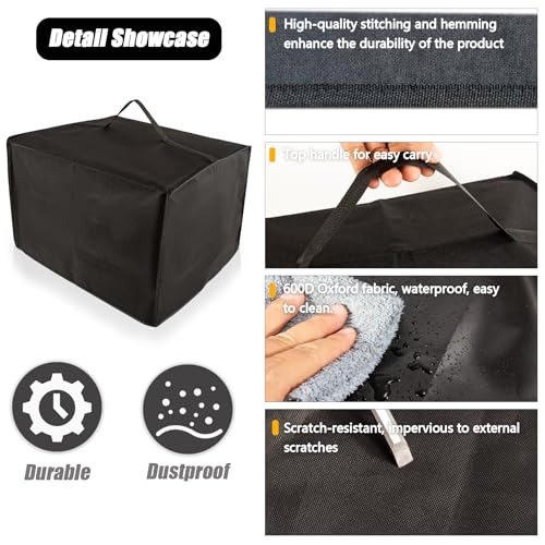 Printer Dust Cover,Protective Waterproof Anti-Static Dustproof Heavyweight Home Enclosure Accessories Black Fabric Covers,Compatible with Brother HLL3290CDW and Canon Color ImageCLASS MF656Cdw