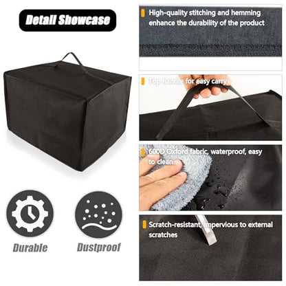 Printer Dust Cover,Protective Waterproof Anti-Static Dustproof Heavyweight Home Enclosure Accessories Black Fabric Covers,Compatible with Brother HLL3290CDW and Canon Color ImageCLASS MF656Cdw