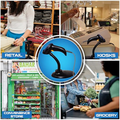 Nadex Handheld Barcode Laser Scanner for Cash Register CR360 / CR600