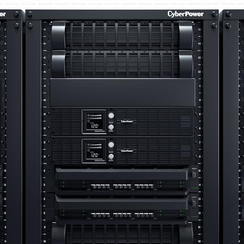 CyberPower OR2200PFCRT2U PFC Sinewave UPS Battery Backup | 2000VA/1540W, 8 Outlets, AVR, 2U Rack/Tower, UL Certified - style: 2000VA 20A