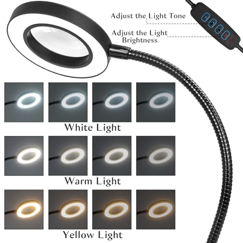 Soldering Helping Hands, Soldering Station with 3X LED Magnifying Glass