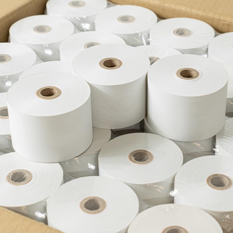 44mm x 220' Thermal, 20 Rolls, Compatible with Sharp ER-A410 ER-A420 ER-A450T XE-A401 XE-A406 XE-A41S XE-A42S XE-A50, and More - size: 44mm x 220 Thermal