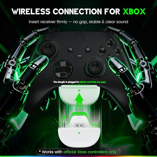 WESEARY Wireless Gaming Headset for Xbox Series X|S, Flux White - color: Flux White