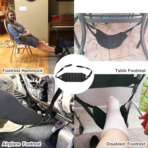 Wheelchair Footrest Hammock, Adjustable Hanging Foot Sling for Foot Rest Replacement, Wheelchair Accessories Leg Rest Support Strap - style: Wheel Chair Foot Hammock