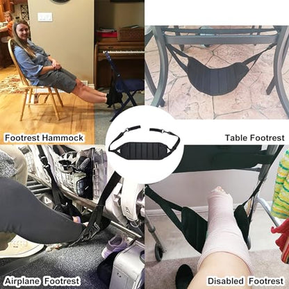 Wheelchair Footrest Hammock, Adjustable Hanging Foot Sling for Foot Rest Replacement, Wheelchair Accessories Leg Rest Support Strap - style: Wheel Chair Foot Hammock