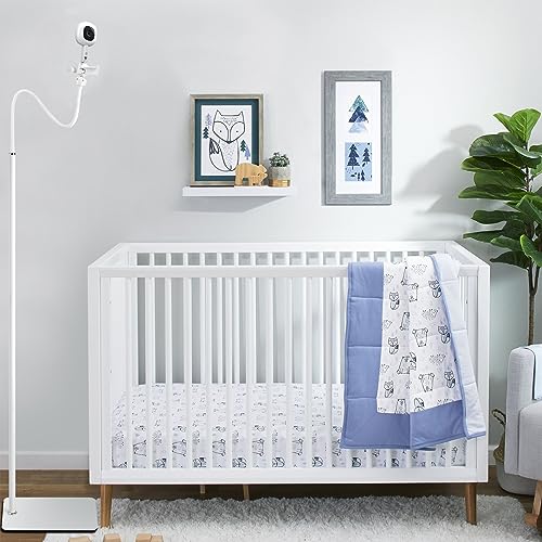 iTODOS Baby Monitor Floor Stand Holder Mount Compatible with HelloBaby HB6550/6560,Infant Optics DXR-8 Pro,Nanit Pro & Flex Stand,VTech VM819/VM901,Momcozy,Owlet,eufy,Babysense,Motorola