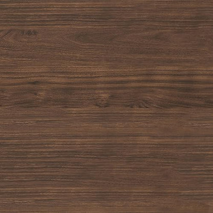 Martha Stewart Ollie Home Office Desk with 3 Drawers in Walnut Wood Grain with Oil Rubbed Bronze Hardware - color: Walnut Top/Oil Rubbed Bronze Frame