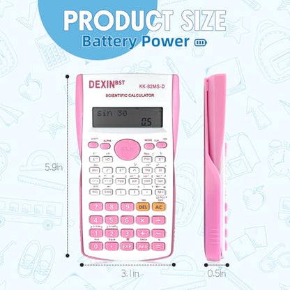 16 Pack 2 Line Engineering Scientific Calculators Bulk Calculator Pack Classroom Scientific Calculator Pack Calculator Set Scientific Bulk for Office School