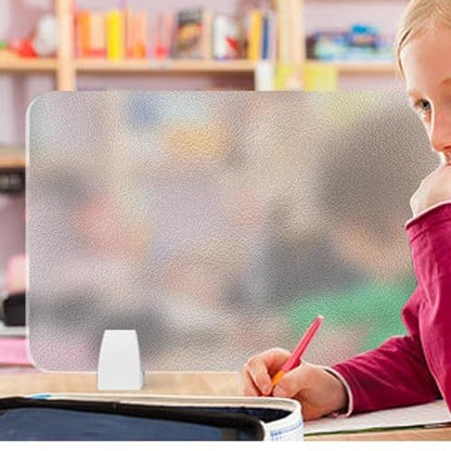 Acrylic Free Standing Privacy Screen, for Desk Or Business - Reduce Noise and Visual Distractions - Easy to Clean/Easy to Store - Sound Absorbing Proof - size: 30X100CM