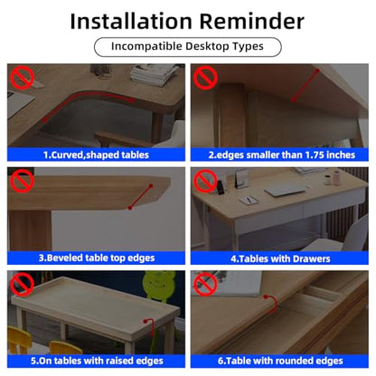 CABTE Ergonomics Desk Extender Tray, Table Mount Arm Wrist Rest Shelf, 90° Foldable Elbow Arm Support,Foldable, 180° Swivel, Computer Desk Extender Tray for Home and Office (Folding and Rotating) | 90° Foldable Elbow Arm Support,Foldable, 180° Swivel, Com
