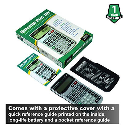 Calculated Industries 3415 Qualifier Plus IIIx Advanced Real Estate Mortgage Finance Calculator | Simple Operation | Buyer Pre-Qualifying | Solves Payments, Amortization, ARMs, Combos, FHA, VA, More | Advanced Mortgage Finance, Simple Operation, Buyer Pre