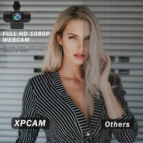 XPCAM USB C Webcam for PC/Laptop/Desktop Computer Camera with Microphone - color: 1080p usb c webcam