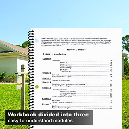 Calculated Industries 2128 Qualifier Plus Training Program Workbook
