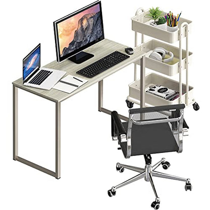 SHW Mission 32-Inch Home Office Computer Desk, Maple - color: Maple, size: 32-Inch