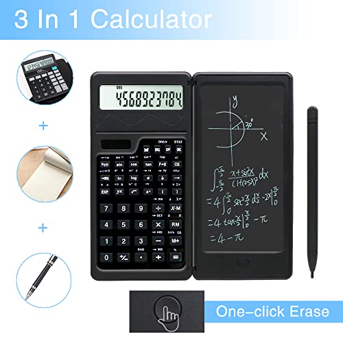 LveSunny Solar Scientific Calculator for Students, 10-Digit Large Screen - color: solar