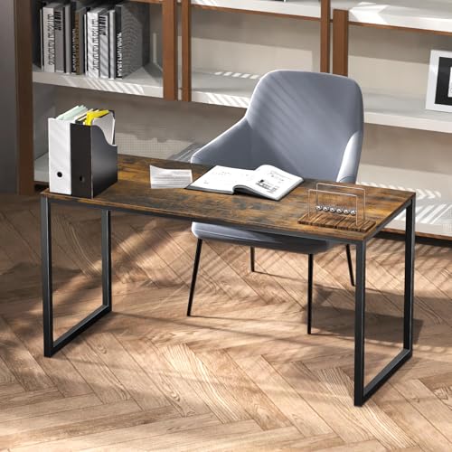 SHW Mission 32-Inch Home Office Computer Desk, Rustic Brown - color: Rustic Brown, size: 32-Inch