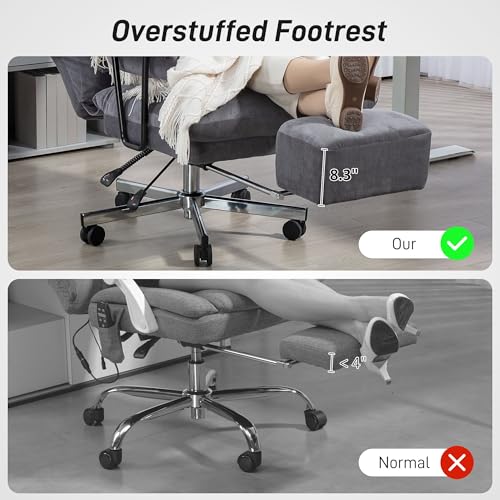 Executive Office Chair with Footrest